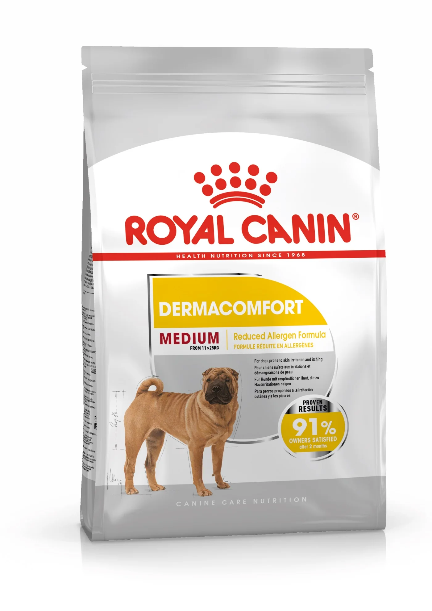 Royal Canin Aliment Sec Chien Medium Dermacomfort 12 Kg