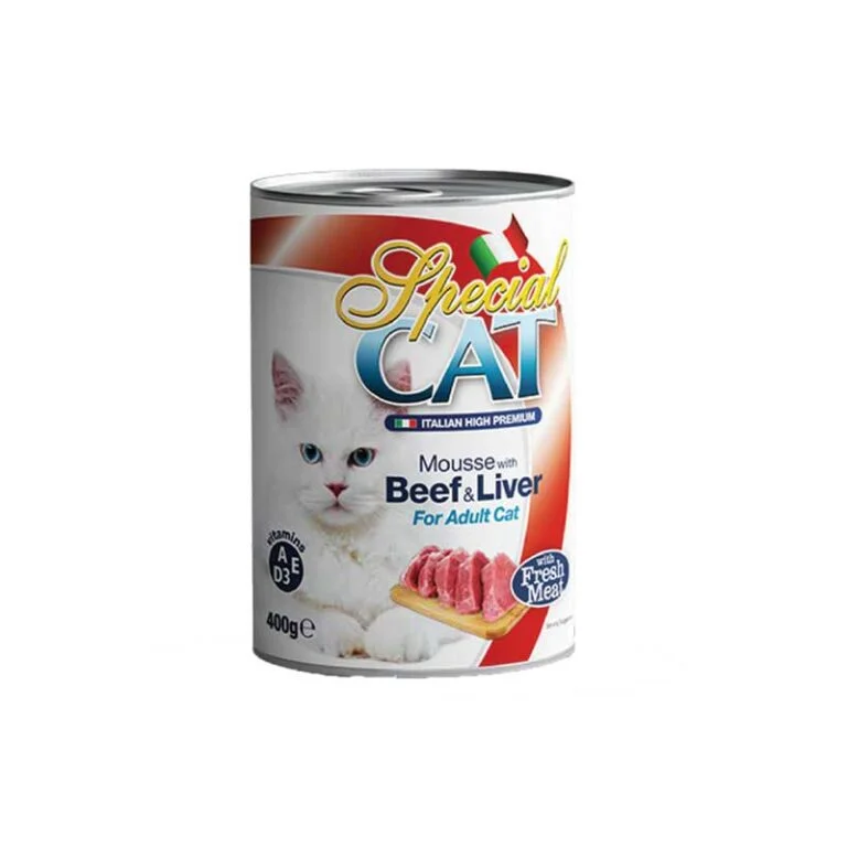 Special Cat Mousse Bœuf & Foie  400 gr