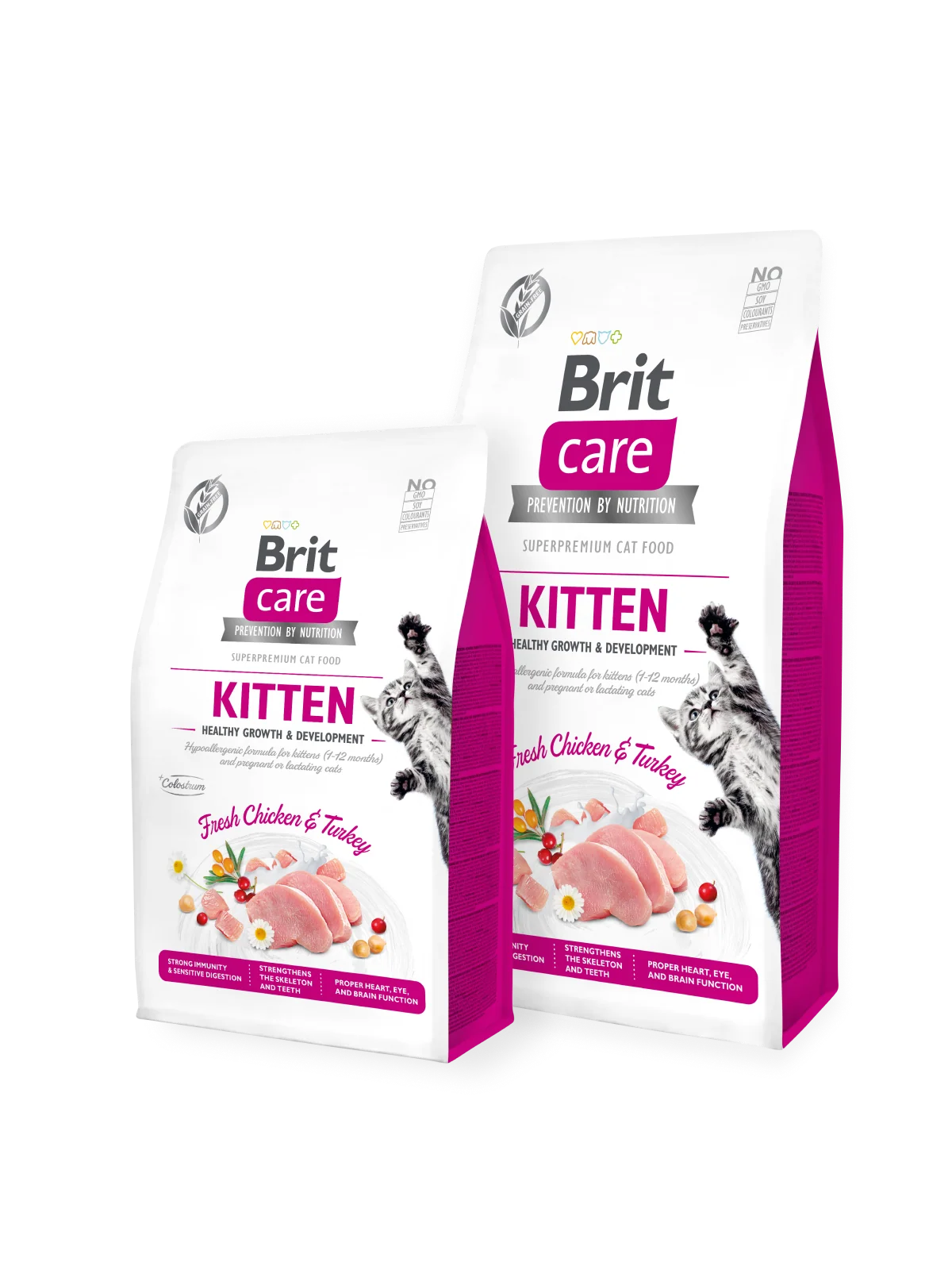 Brit Care Grain-Free KITTEN ( 400gr-2kg-7kg ) (400 gr)