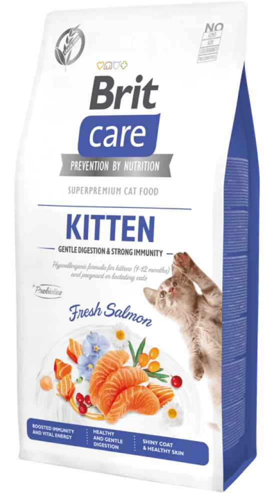 Brit Care KITTEN GENTLE DIGESTION AND STRONG IMMUNITY ( 400gr-2kg-7kg ) (400 gr)