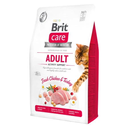 Brit Care Cat Chat Grain-Free Adult Activity Support 2 kg