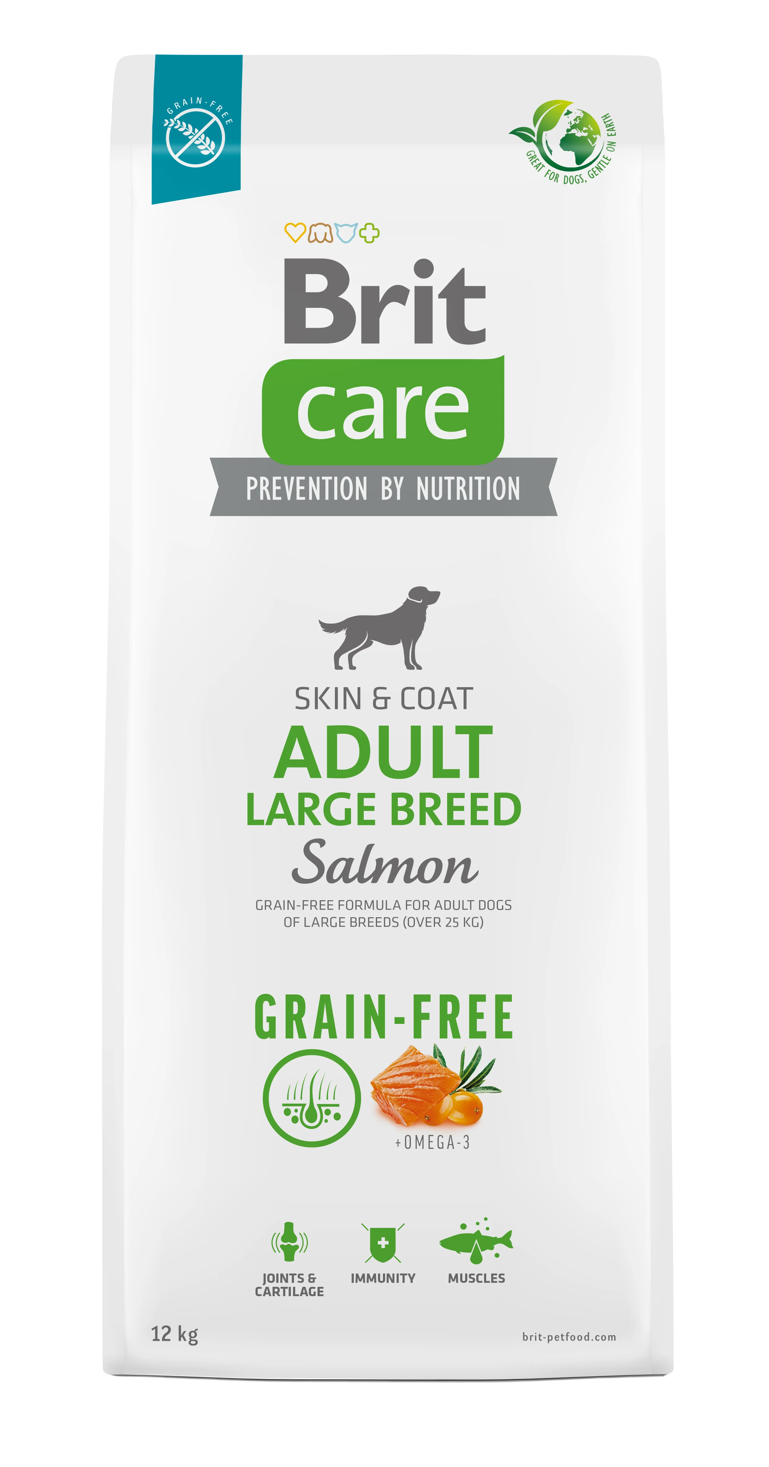 Brit Care Dog Grain-free Chien Adulte Large Breed Salmon ( 3kg-12kg ) (3kg)
