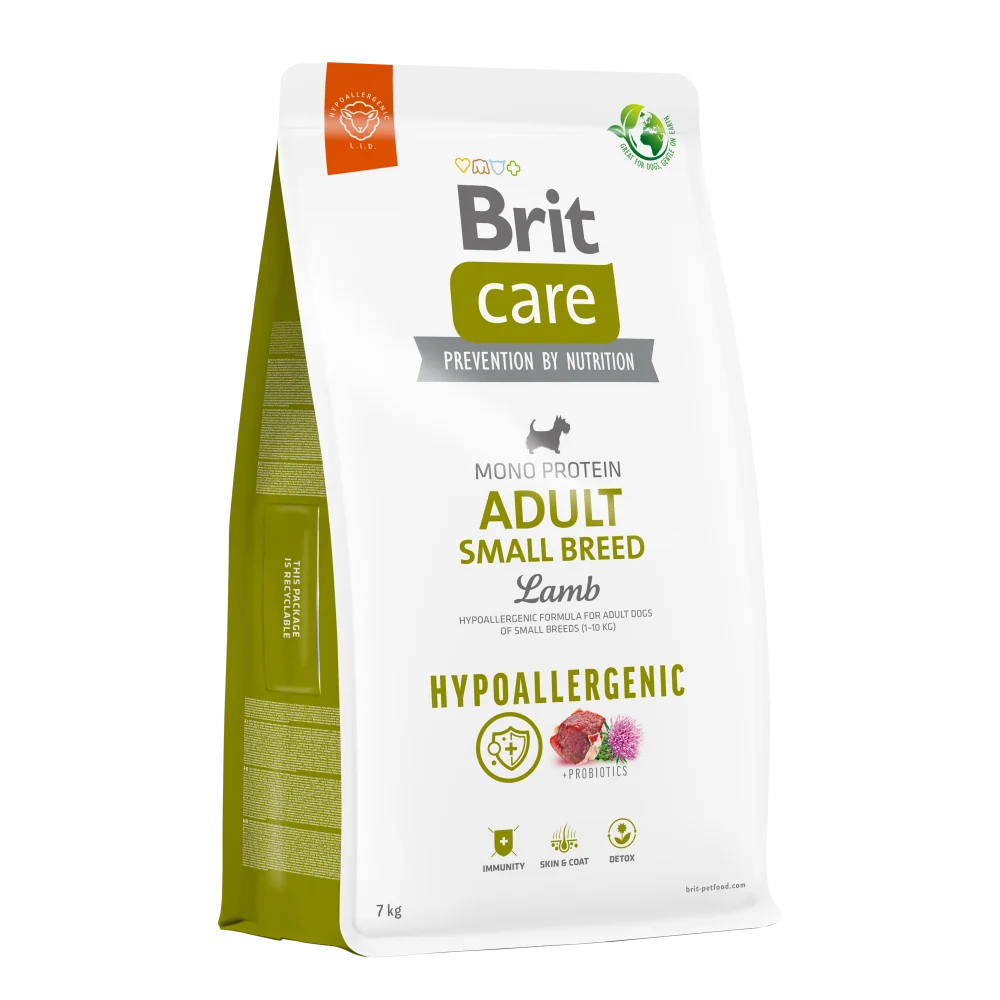 Brit Care Dog Hypoallergenic Chien Adulte Small Breed 3 Kg