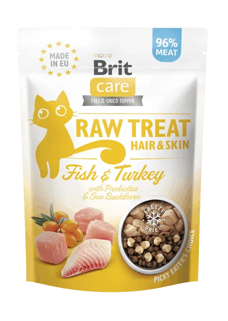 Brit RAW Treat Cat Hair & Skin 40 g