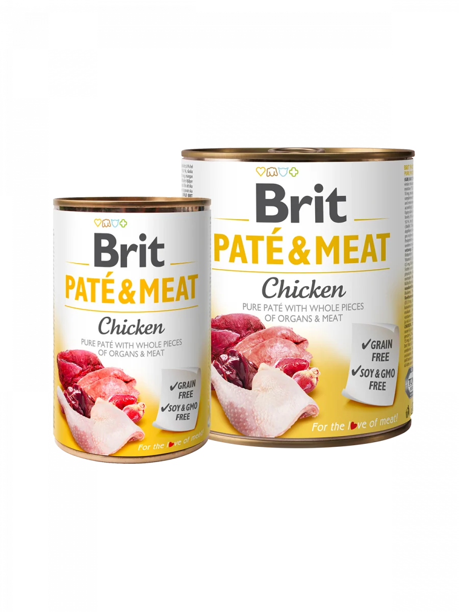 BRIT Chien PÂTÉ & VIANDE - POULET 400 G