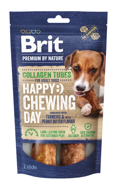 Brit Premium by Nature Collagen Chews Tubes ( 12cmx30mm 2 Pcs )