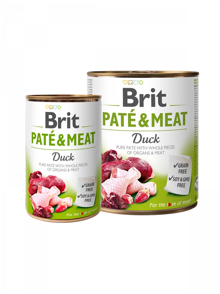 BRIT Chien PATÉ & VIANDE - CANARD 400 g