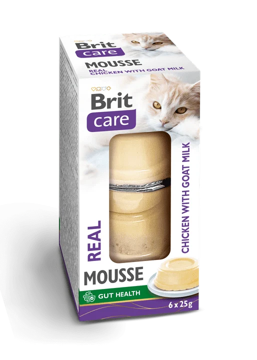 Brit Care Cat Mousse Real Chicken with Goat Milk 6 x 25 g