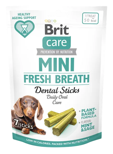 Brit Care Dog Mini friandises FRESH BREATH ( 7 pièces 120 g )
