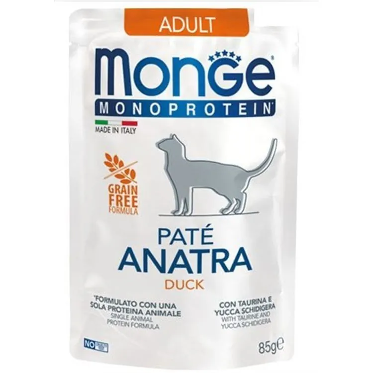 Monge Adulte Chat Paté Canard 85g