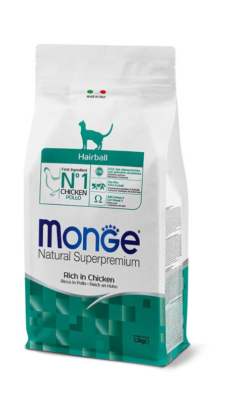 Monge Hairball Natural Superpremium  ( 400G-1.5Kg ) (400 gr)
