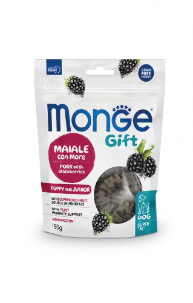 Monge Gift Puppy And Junior Dog Pork with Blackberries