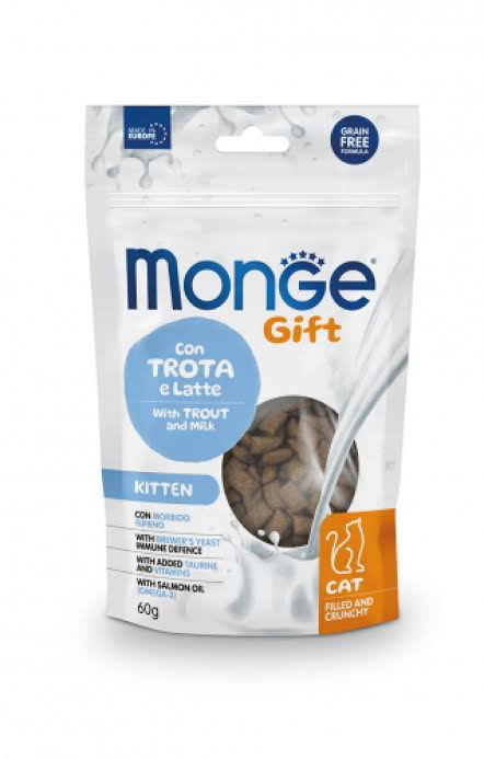 Monge Gift Kitten with Trout and Milk Filled and Crunchy 60 gr