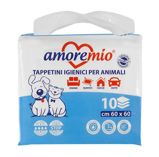 Tapis Hygiene Amore Mio 60*60 10 Pcs