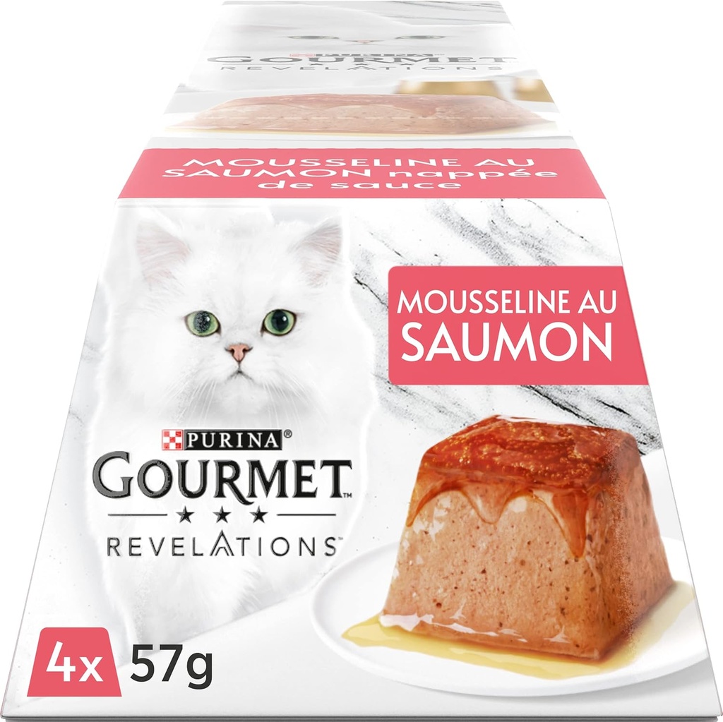 Gourmet Revelations ( Saumon-Poulet ) 4x57g (Saumon)