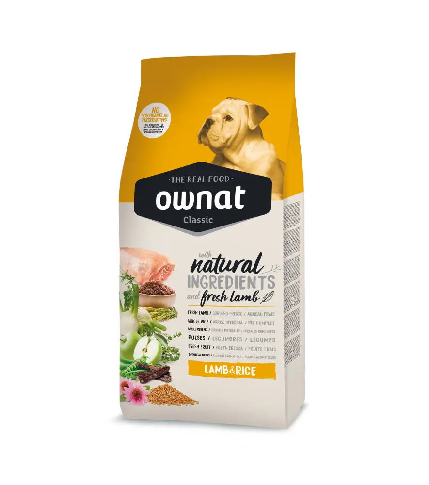 Ownat Classic Lamb & Rice 20Kg