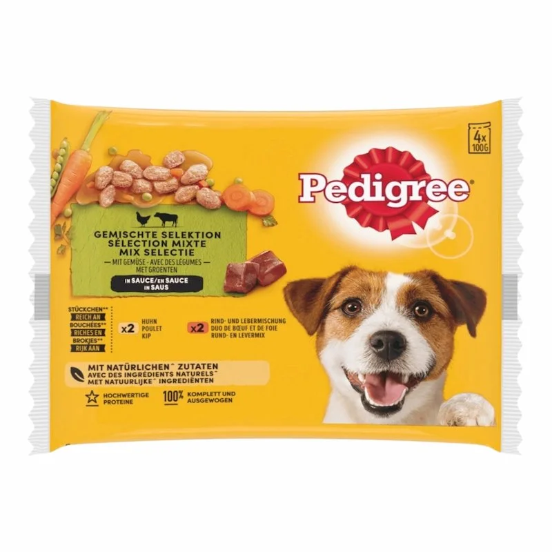 Sachets Pedigree Chiens 4x100g
