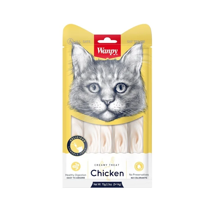 Wanpy Creamy Treat Poulet*5