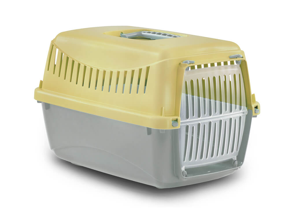 CAGE DE TRANSPORT GIPSY Large porte plastique (Bleu ciel)