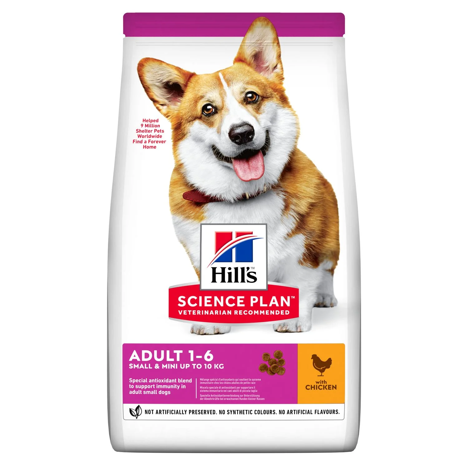 Hill’s Science Plan Aliment Pour Chien Adulte Small and Mini Au Poulet (1.5kg | 3kg | 10kg)