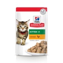 Hill’s Science Plan Paté pour Chaton avec sauce au Poulet Sachet de 85g